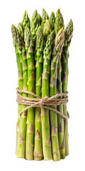 Asparagus, isolated on white background. Generative AI. 