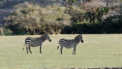 Fototapeta premium zebra in the wild