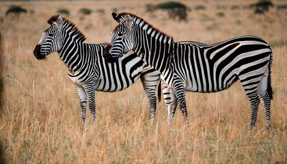 Obraz premium zebra in the savannah
