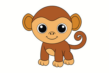 baby bear cartoon of vector art design