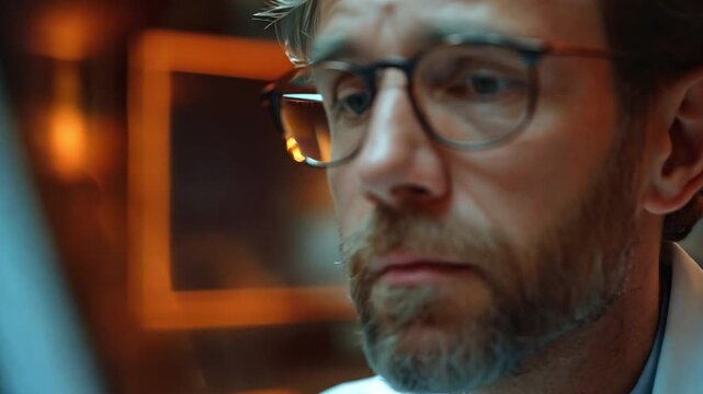 An MRI scan and the patient's negative test findings make the dejected doctor feel helpless. Relapse of the illness