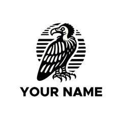 Fototapeta premium vulture logo vector