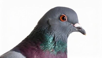 close up of a pigeon