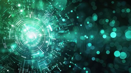 Fototapeta premium Abstract light technology background AI artificial intelligence