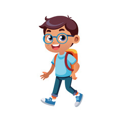 Back To School Silhouette Vector