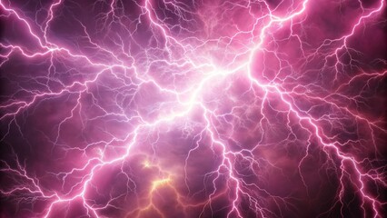 Fototapeta premium Image of lightning, electric discharge, seamless website background, desktop wallpaper, soft, warm colors, Abstract image 