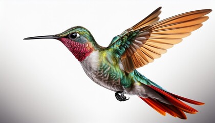 hummingbird and flower