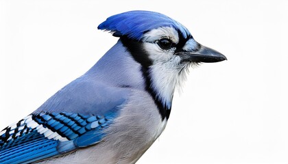close up of blue jay
