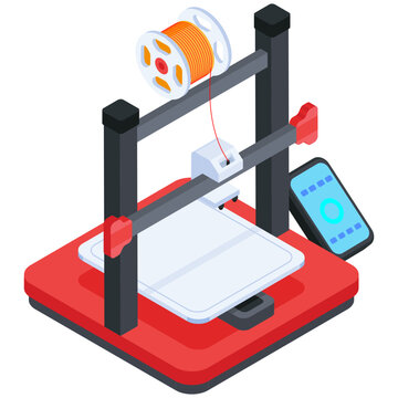Isometric 3D Printer with Smarttab Control