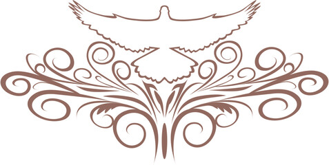 color dove design, white dove, white dove branch, swirl branches, swirl branches and dove, ad, advertisement element, religious element, religious design, logo, website element, vector design, branch