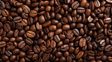 Coffee beans as a background or texture