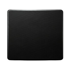 Fototapeta premium 3d render black stil board on Isolated transparent background png. generated with AI