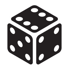Dice cube illustration