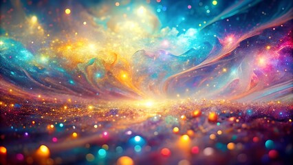 Fototapeta premium Ethereal Tapestry of Shimmering Hues Generative AI