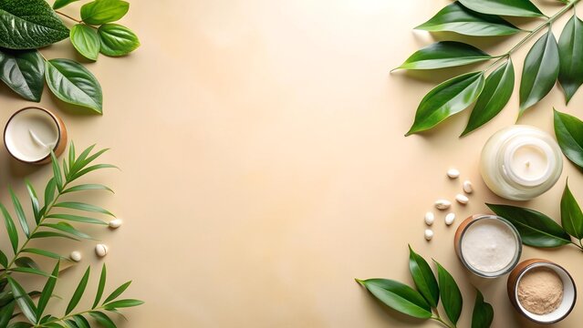 Tranquil Botanical Elixir: A Serene Embrace of Nature's Bounty  Generative AI