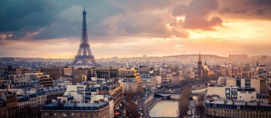Fototapeta premium View on Eiffel Tower