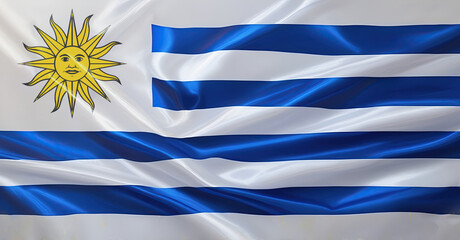 uruguayan flag for national Day or Independence Day of uruguay