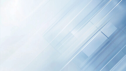 A PowerPoint template background, light pastel blue, straight lines and geometric patterns, light gradient, elegant and simple design.