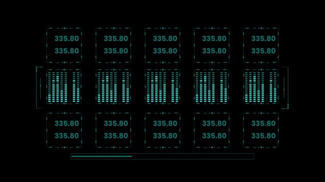 Space HUD Interface animation templet 
