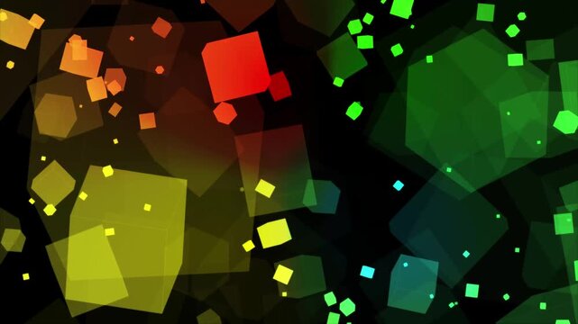 3d cube animation motion templet