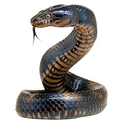 Fototapeta premium Cobra Cosplay animal fashion cartoon isolated whitebackground 16:9