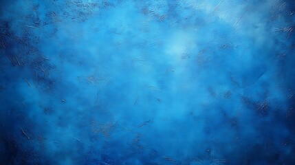 Fototapeta premium a blue background with a very rough texture. Light blue background texture, for posters, banners, and digital backgrounds. Dar blue border, old grunge texture, abstract light blue paper, old painted 