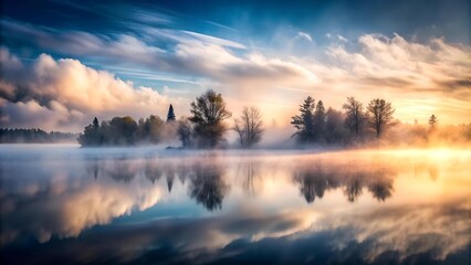 The Foggy Dance: A Dynamic Exploration of Fog Movement  AI Generated