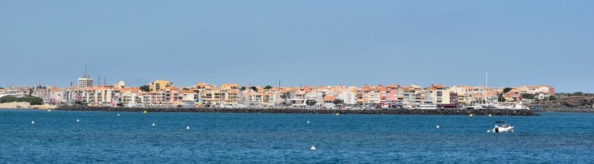 Panorama du  Cap d'Agde (H&eacute;rault)