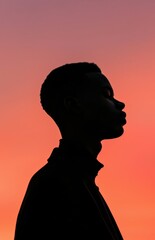 Profile of Man in Dramatic Lighting 5