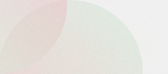 Abstract Composition Featuring Pastel Gradient Spheres, Subtle Geometric Elements, and Grainy Texture for a Gentle Visual Effect