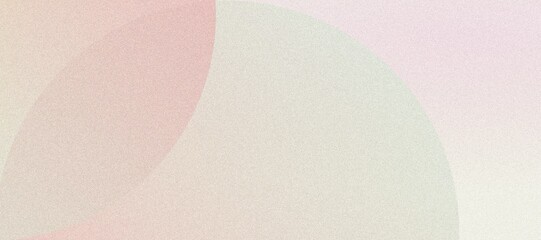 Abstract Composition Featuring Pastel Gradient Spheres, Subtle Geometric Elements, and Grainy Texture for a Gentle Visual Effect