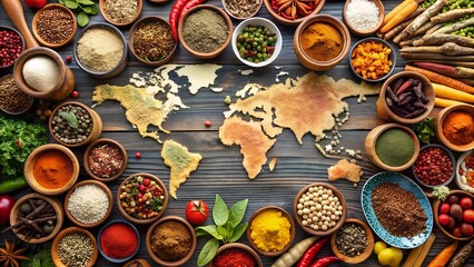 A Culinary Tapestry: A Blend of Flavors and Cultures AI Generated