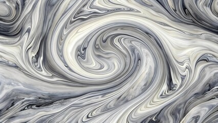Swirling Gray and White Marble: A Dynamic and Artistic Texture  generative AI