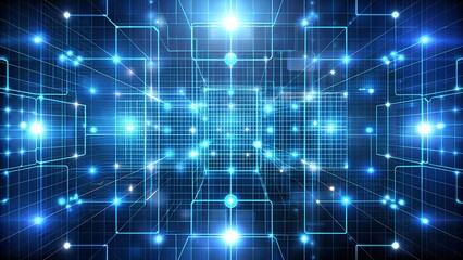 Naklejka premium Grid Intelligence: The Power of AI in Energy Management generative AI