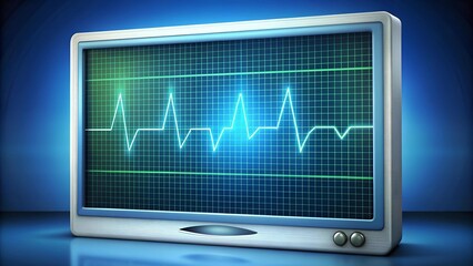 The Rhythm of Recovery: A Medical Monitor with a Steady Beat  generative AI