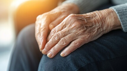 Close-up Photo of Elderly Hands