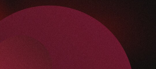Modern Abstract Poster with Burgundy-Hued Spheres, Geometric Patterns, and a Rich Grainy Texture for a Sophisticated Design