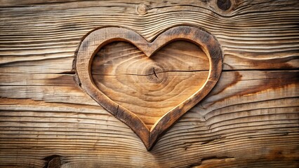 Love's Embrace: A Heart Carved in Time  AI Generated