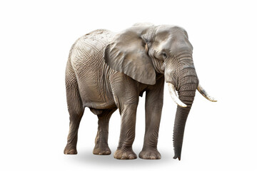 Obraz premium Elephant isolated on white background
