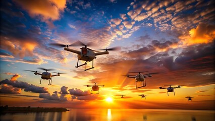 Drone Symphony: A Choreographed Dance of Air Deliveries  Generative AI