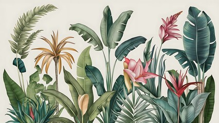 pattern with leaves