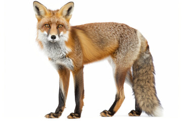 Fototapeta premium Fox isolated on white background