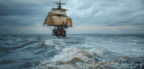 The Timber Ship Chronicles: High Seas Expeditions in the 16th Century Crafted with AI Innovation