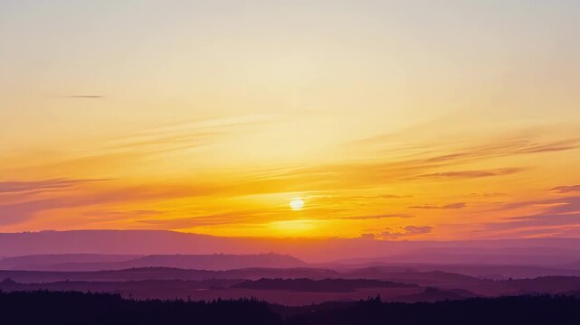 The tranquil blue of the predawn sky slowly giving way to a brighter more vibrant palette.
