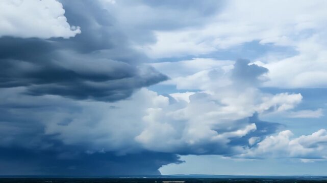 Their fluffy appearance belies the immense power within as the puffy cumulus clouds can grow into towering thunderheads capable of creating powerful storms.
