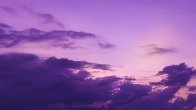 The clouds were tinged with deep shades of mauve and lilac blending together to create a mystical Twilight Glow in the sky.