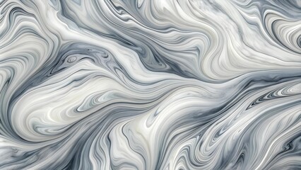 Swirling Gray and White Marble: A Dynamic and Artistic Texture  generative AI