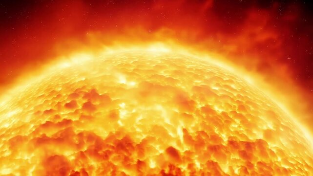 A dazzling array of gaseous blobs and fiery plumes as the sun expels its atmosphere in a mesmerizing solar wind display.