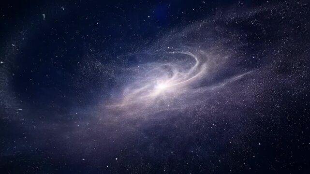 A celestial rhapsody unfolds revealing a canvas of sparkling constellations and cosmic dust.