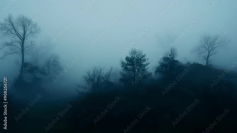 Poster the mist seems to swallow all sound creating an eerie silence broken only by the occasional hoot of 